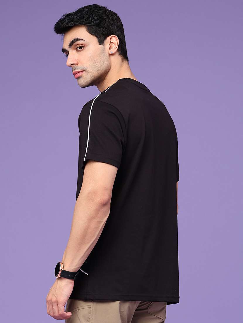Men Printed Short Sleeve Regular Fit T-shirt - 22438274 -  Standard Image - 4