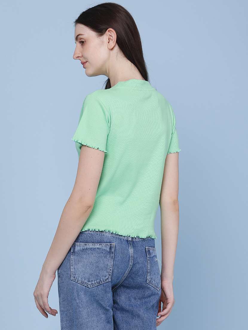 women embroidered round neck t-shirt - 22438313 -  Standard Image - 4