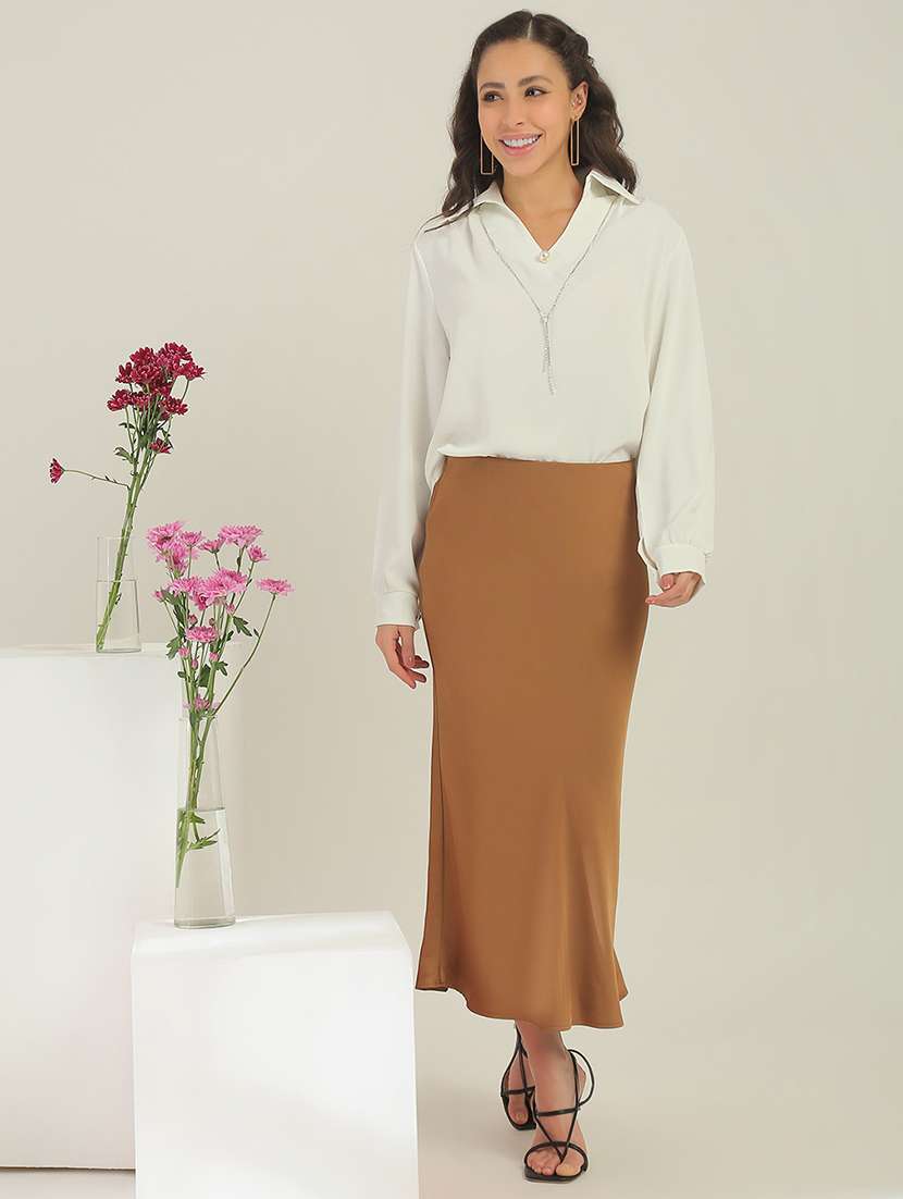  women white polyester regular top - 22438445 -  Standard Image - 6