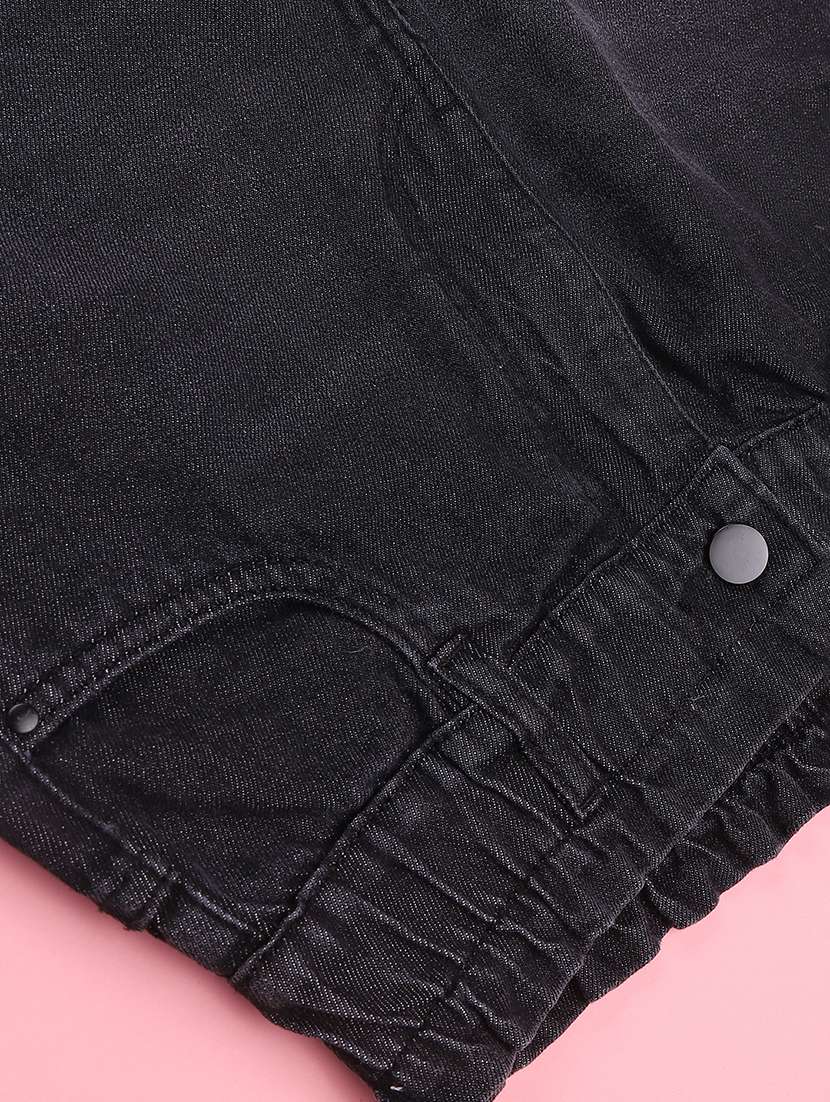girls washed mid rise slouchy jeans - 22438682 -  Standard Image - 4