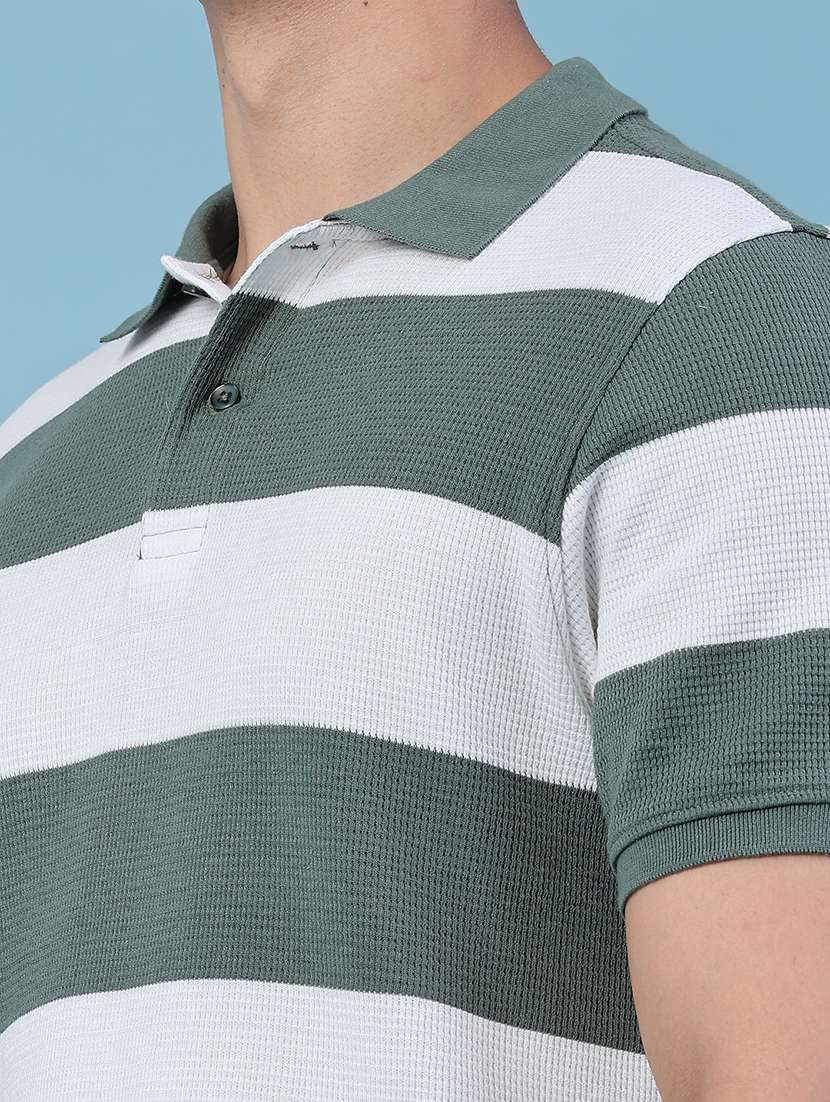 Men Printed Short Sleeves Regular Fit Polo T-shirt - 22438805 -  Standard Image - 1