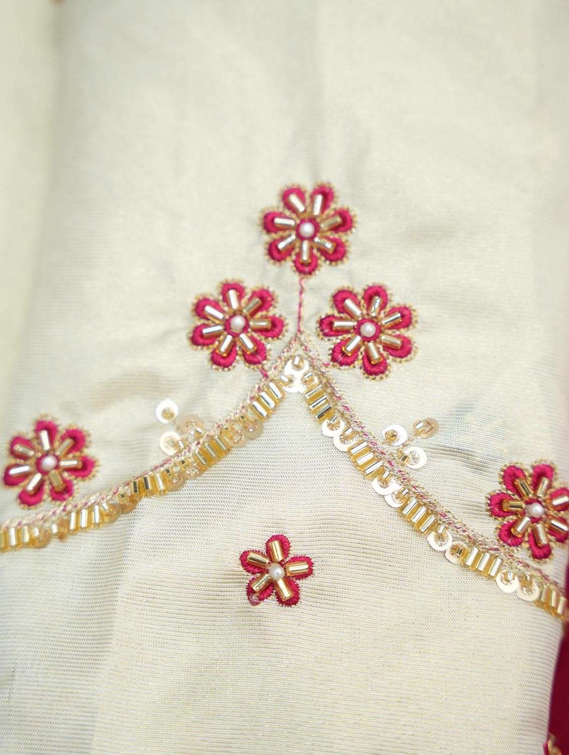women embroidered flared unstitched lehenga choli set - 22439112 -  Standard Image - 4
