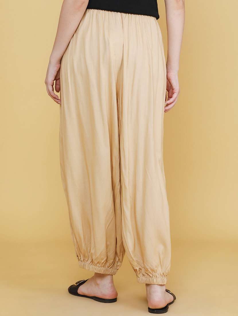 women solid mid rise salwar - 22439292 -  Standard Image - 4