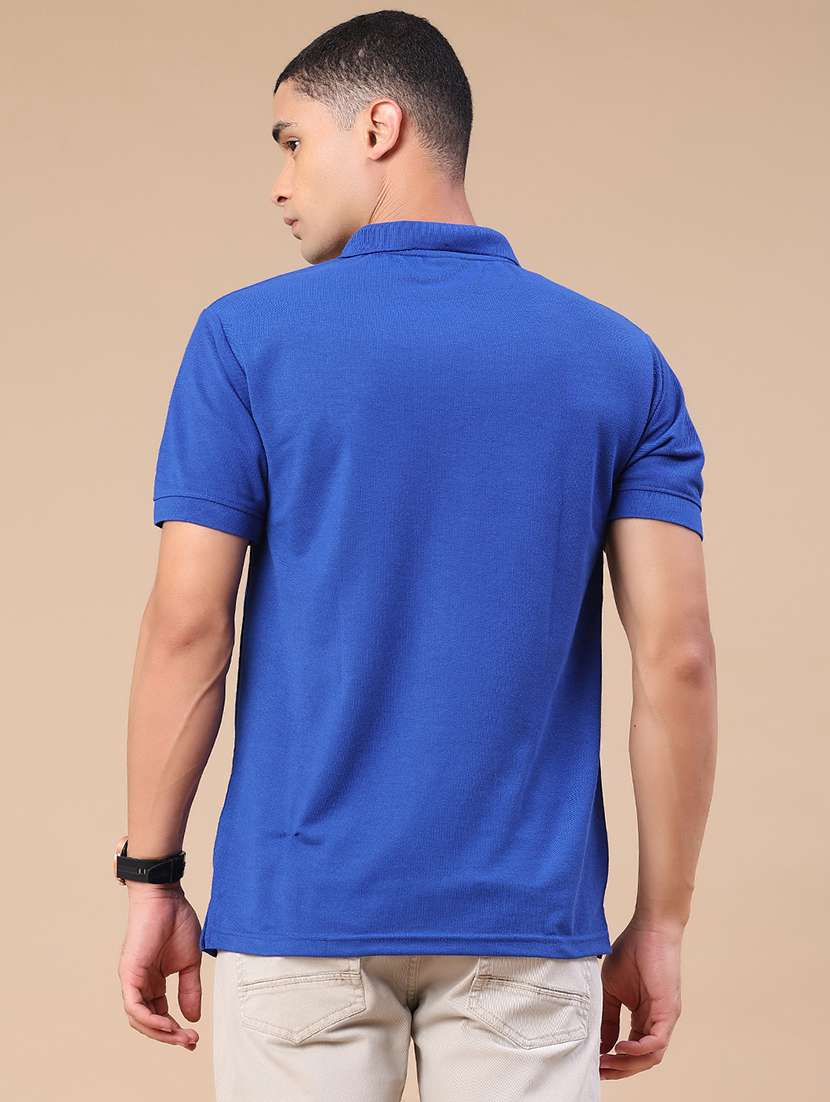 men solid short sleeve regular fit polo t-shirt - 22439408 -  Standard Image - 4