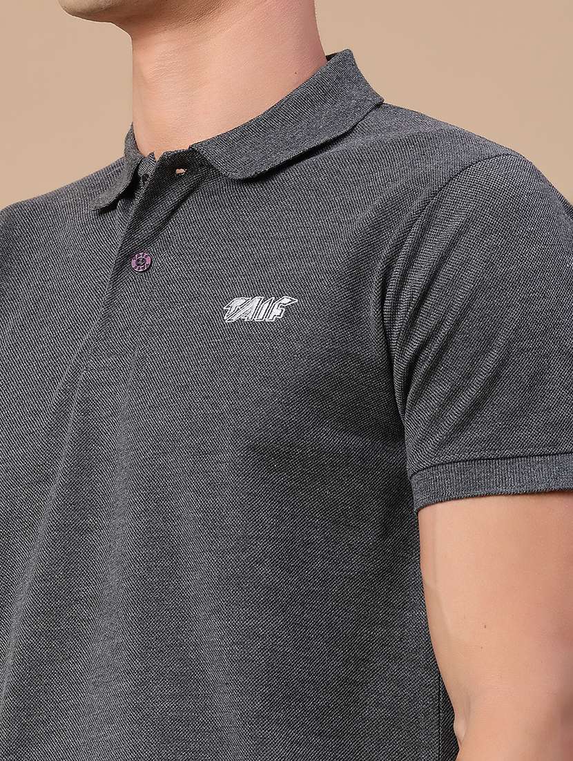 men solid short sleeve regular fit polo t-shirt - 22439410 -  Standard Image - 1