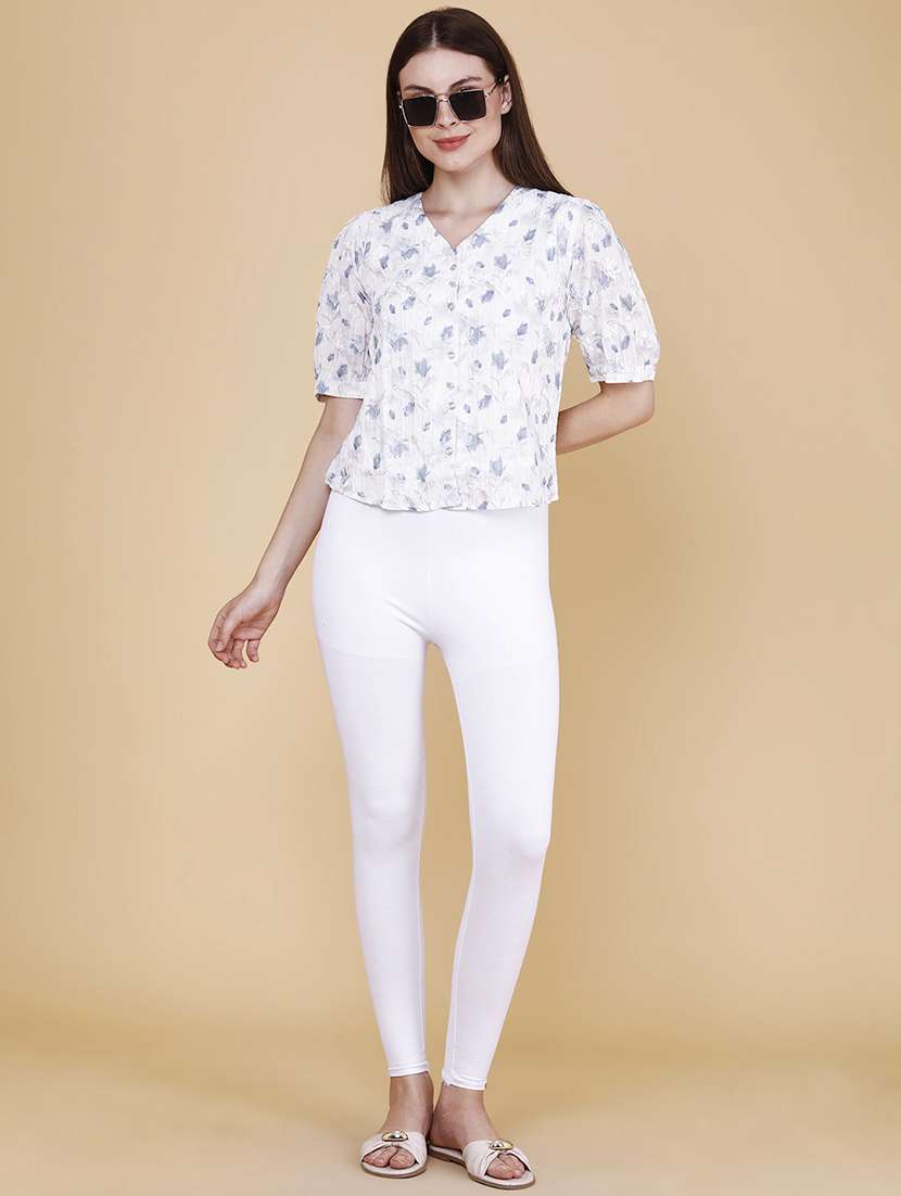 women printed three quarter sleeves regular shirt - 22439457 -  Standard Image - 4