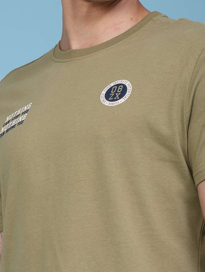 Men Printed Short Sleeve Regular Fit T-shirt - 22439535 -  Standard Image - 1