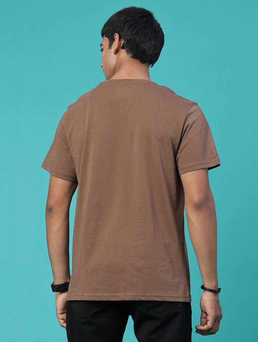 Men Printed Short Sleeve Regular Fit T-shirt - 22439540 -  Standard Image - 4