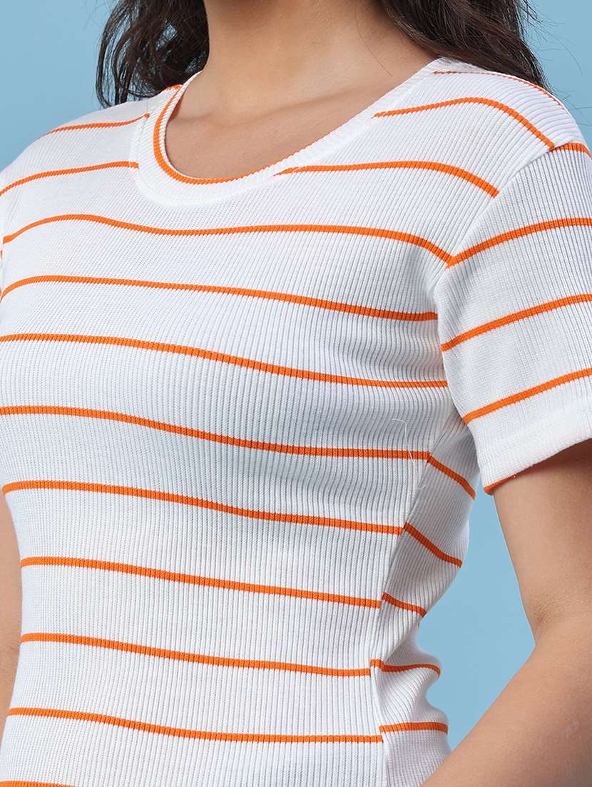 women printed round neck short sleeves t-shirt - 22439587 -  Standard Image - 1