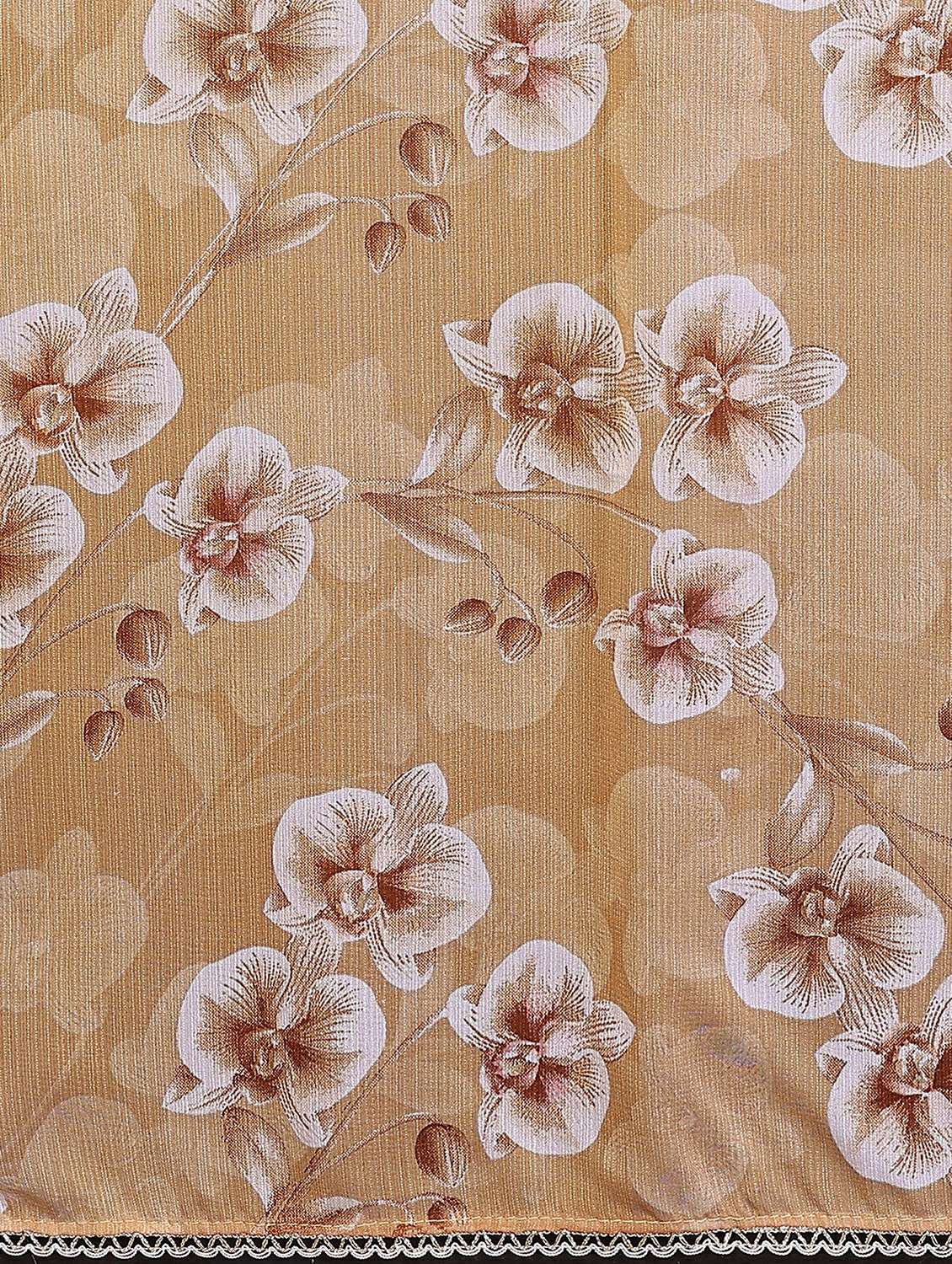 women floral printed saree with blouse - 22439669 -  Standard Image - 6