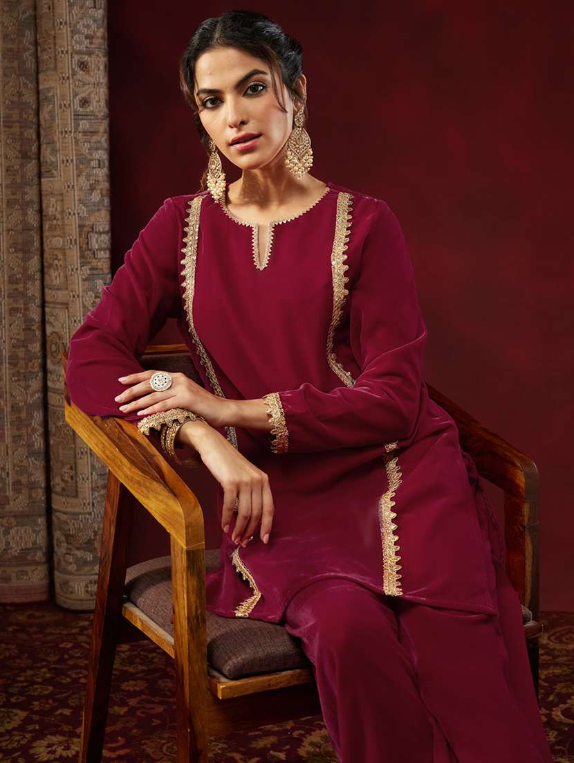 women pink co-ord set - 22440009 -  Standard Image - 1