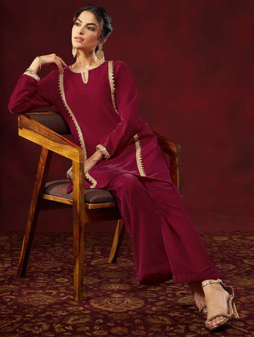 women pink co-ord set - 22440009 -  Standard Image - 4