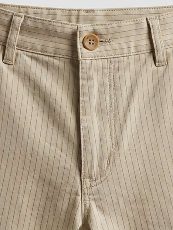 men striped mid rise chinos casual trouser - 22440020 -  Standard Image - 1