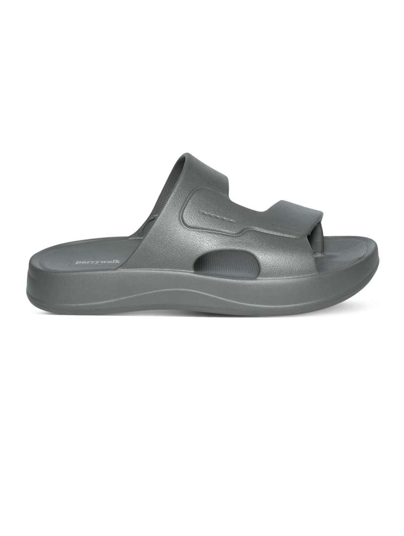 men grey solid sliders - 22440686 -  Standard Image - 4