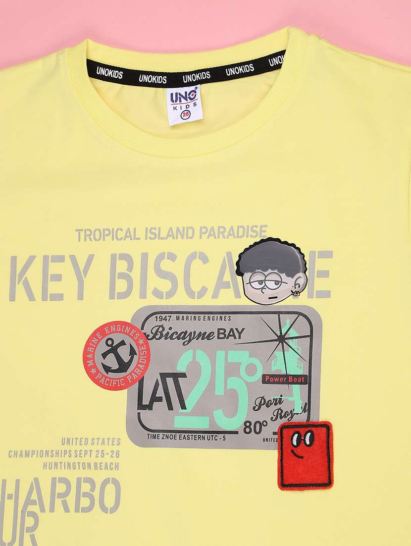 boys printed short sleeves t-shirt and shorts set - 22440991 -  Standard Image - 4