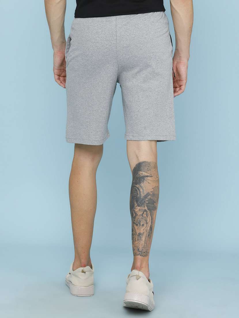 men self design mid rise regular fit shorts - 22441006 -  Standard Image - 4