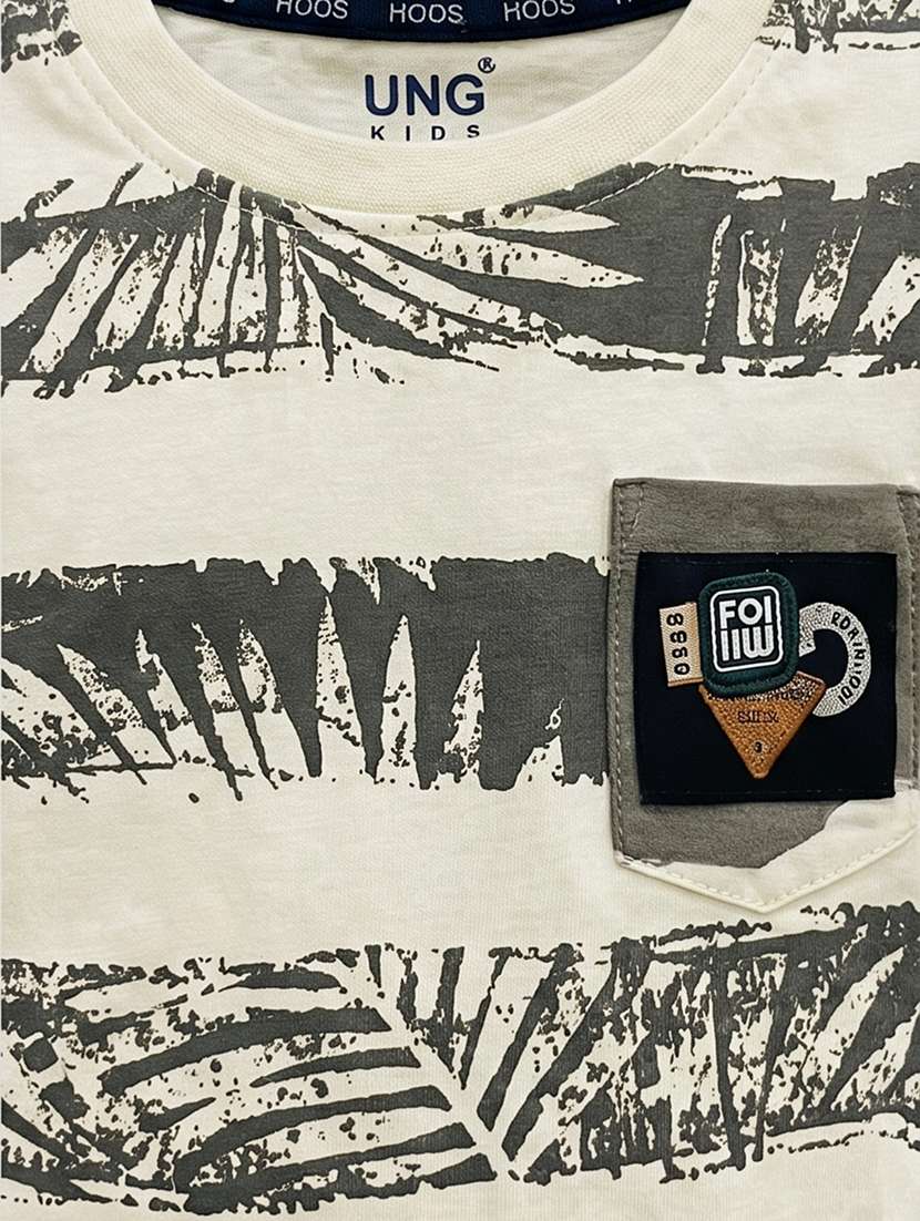 boys printed short sleeves regular fit t-shirt - 22441020 -  Standard Image - 1