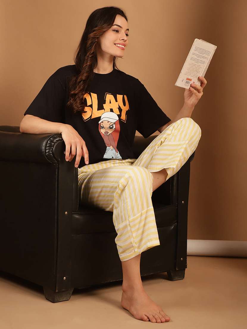 women multi colored cotton straight trouser - 22441177 -  Standard Image - 4