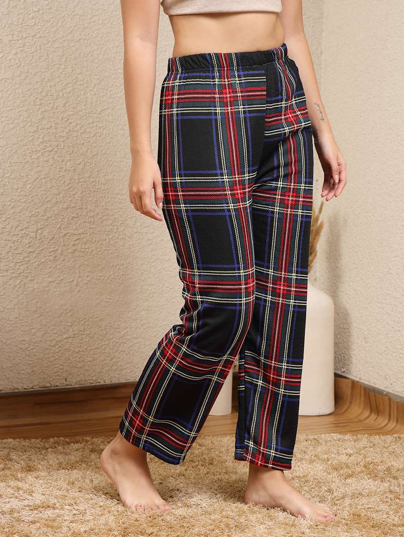 women multi colored cotton straight trouser - 22441183 -  Standard Image - 1