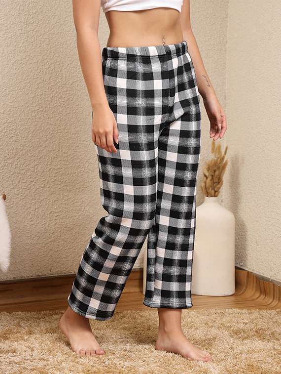 women multi colored cotton straight trouser - 22441184 -  Standard Image - 1