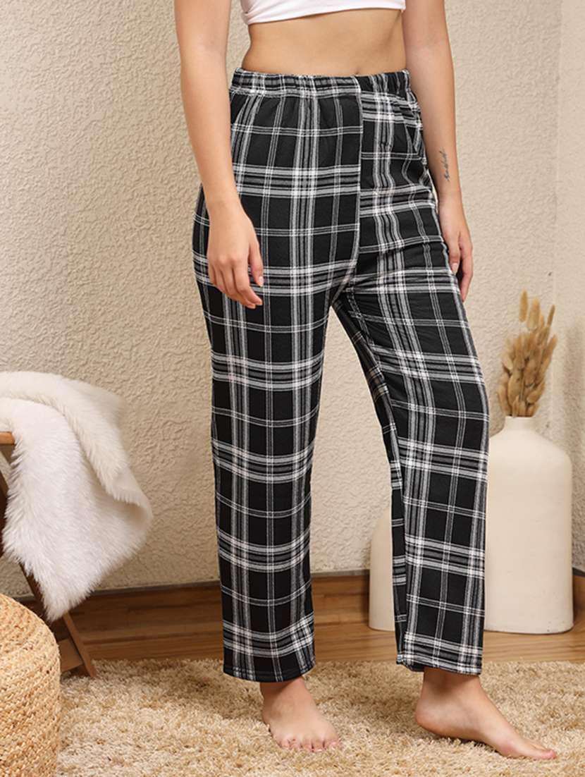 women multi colored cotton straight trouser - 22441185 -  Standard Image - 1