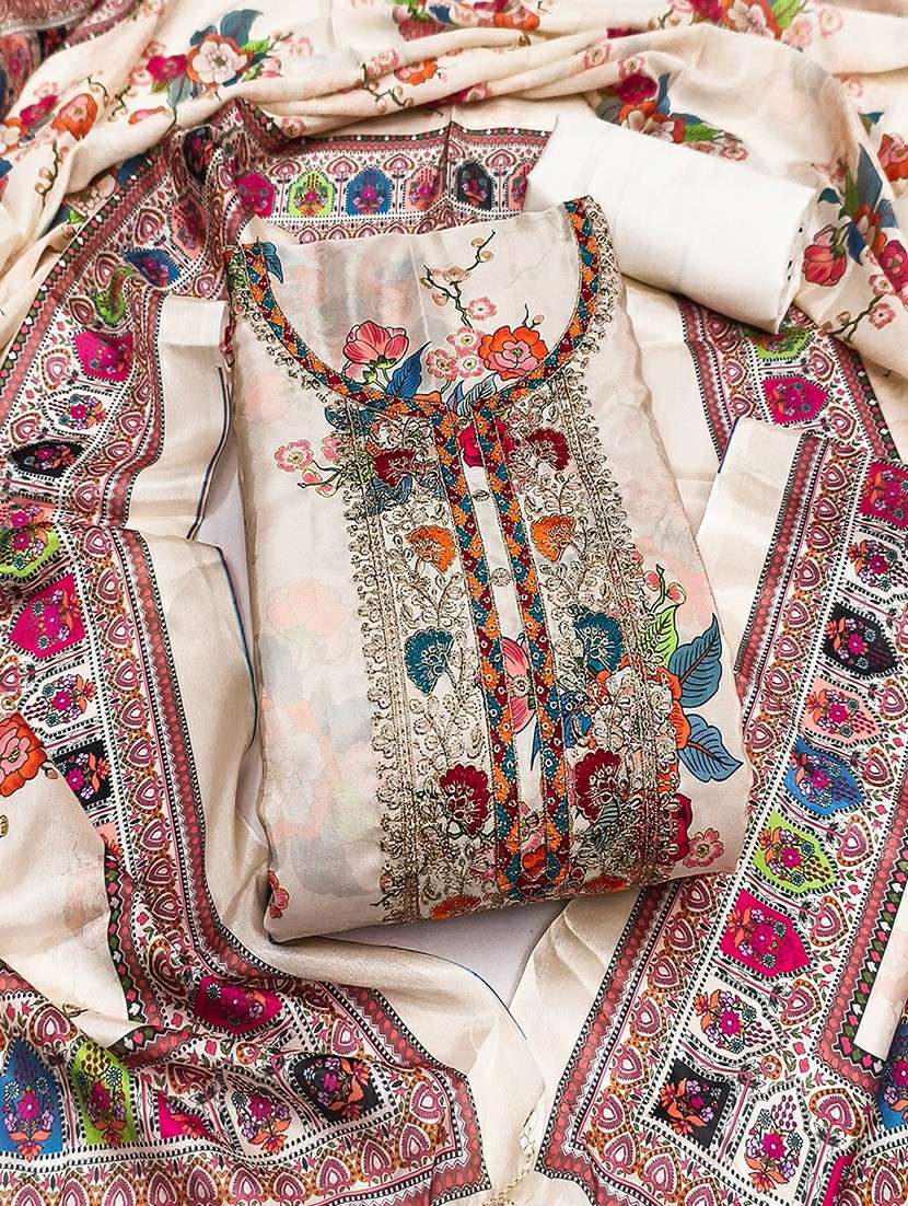 Women Floral Printed Unstitched Suit Set - 22441383 -  Standard Image - 1