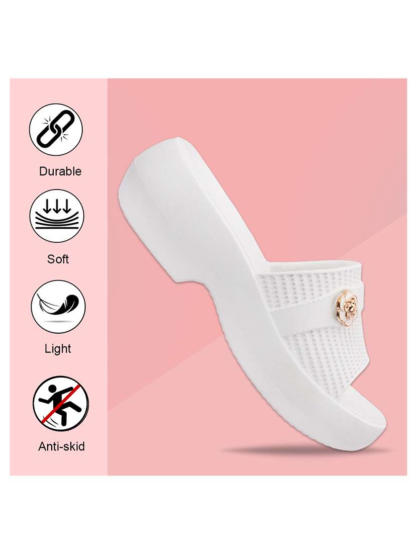 women white slip on sandal - 22441454 -  Standard Image - 4