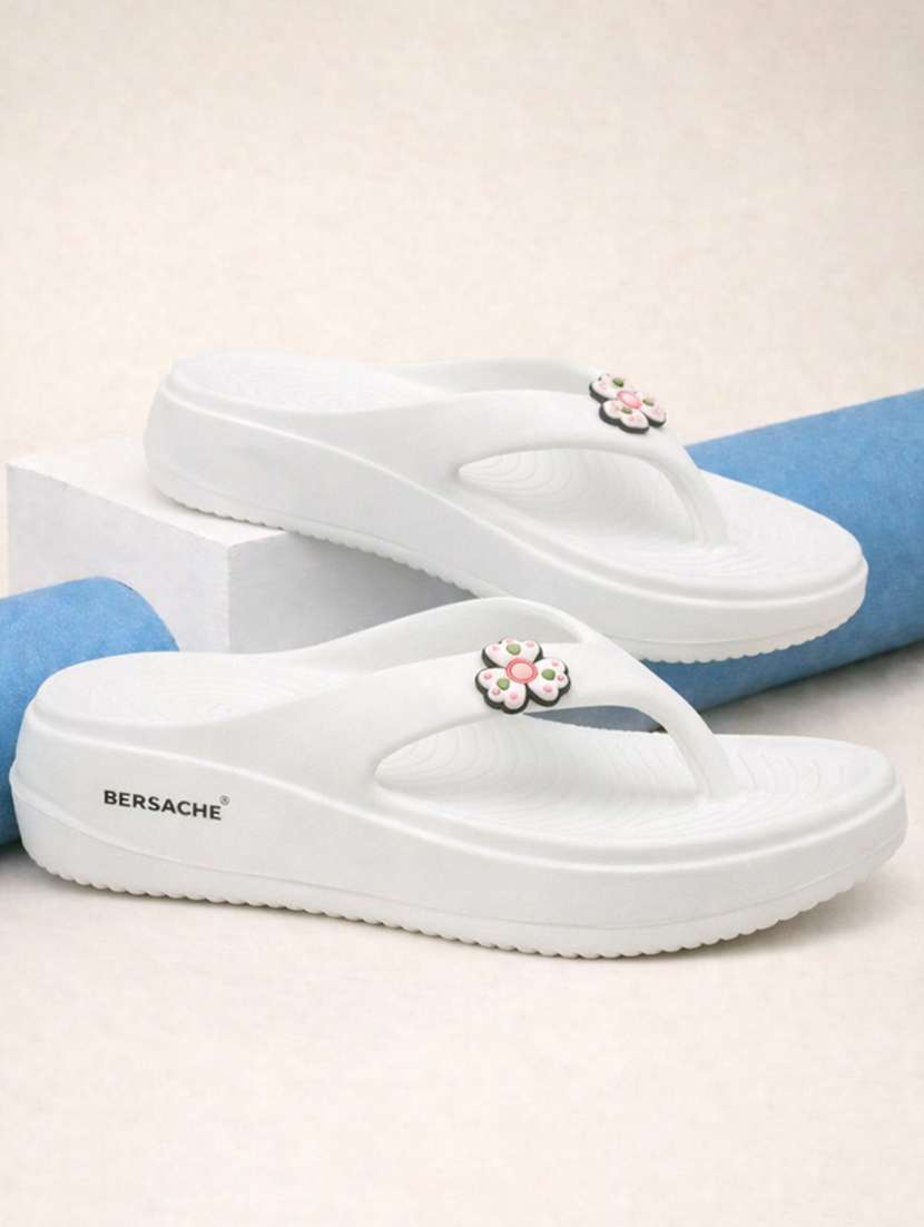 women white slip on sandal