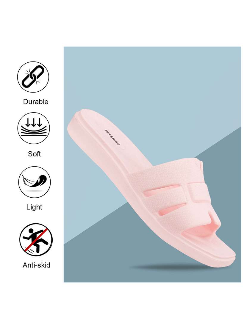 women peach slip on sandal - 22441465 -  Standard Image - 4