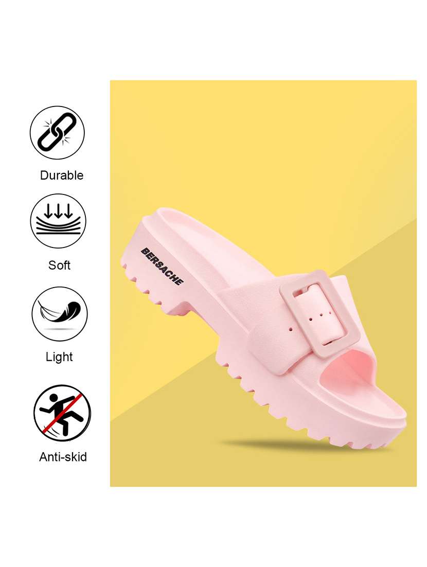 women peach slip on sandal - 22441470 -  Standard Image - 4