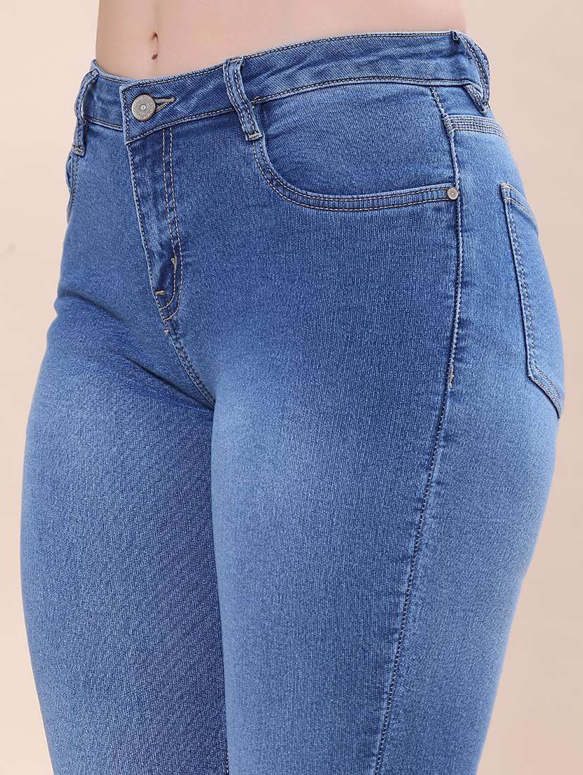 Women Washed Mid Rise Bootcut Jeans - 22441628 -  Standard Image - 1