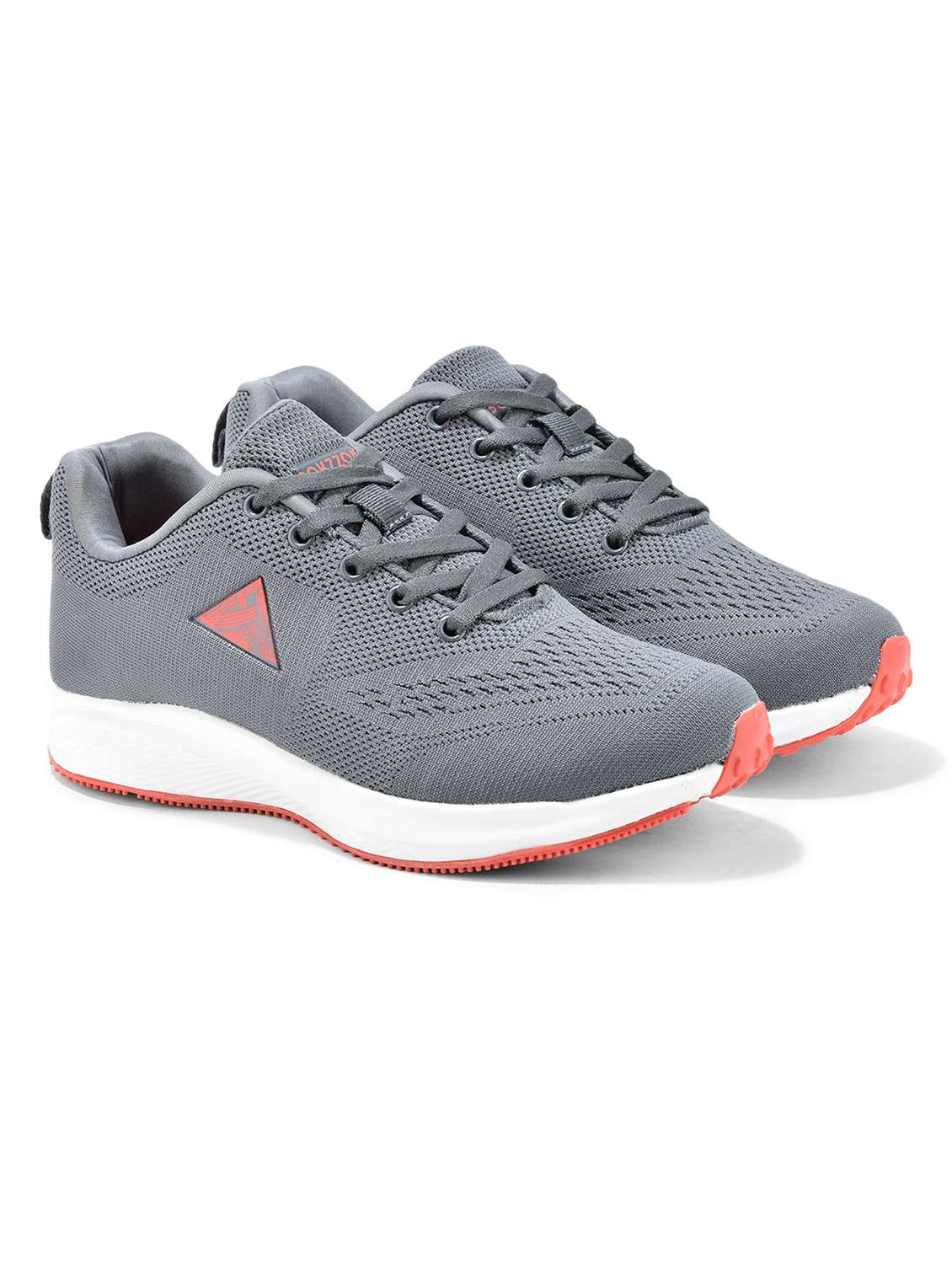 men grey solid lace up sport shoe - 22442308 -  Standard Image - 1