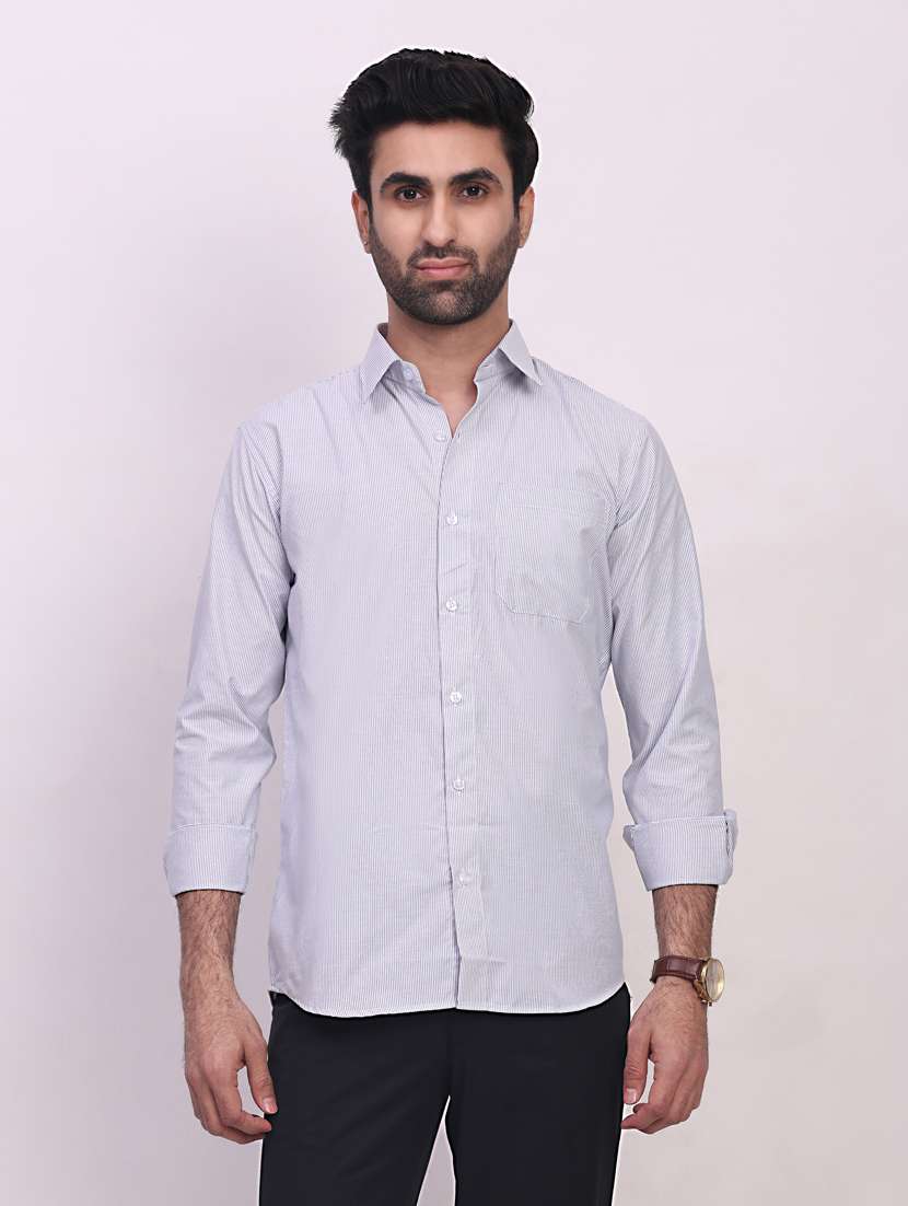 men checkered long sleeve regular fit casual shirt