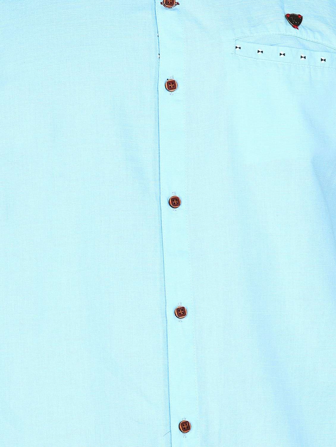 men solid long sleeve regular fit casual shirt - 22443113 -  Standard Image - 4