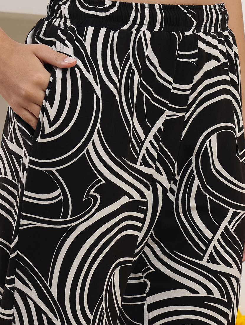black cotton loungewear - 22443298 -  Standard Image - 1