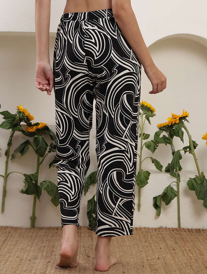 black cotton loungewear - 22443298 -  Standard Image - 4