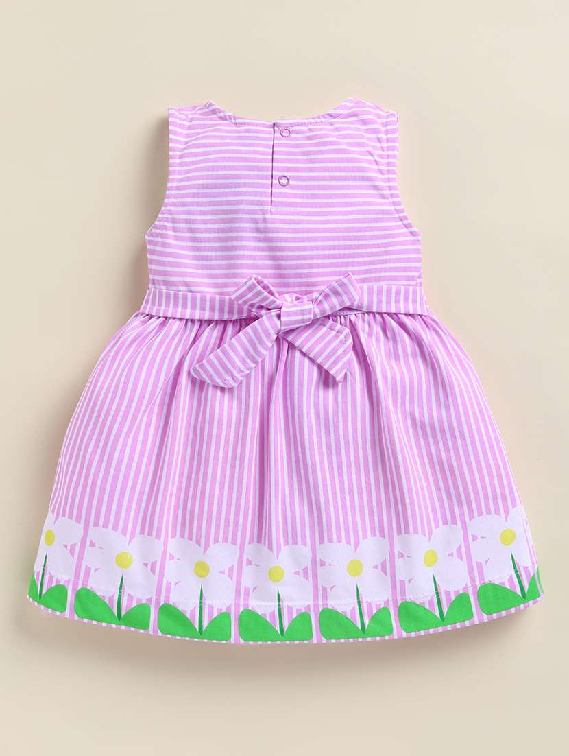 kids purple denim frock - 22443326 -  Standard Image - 1