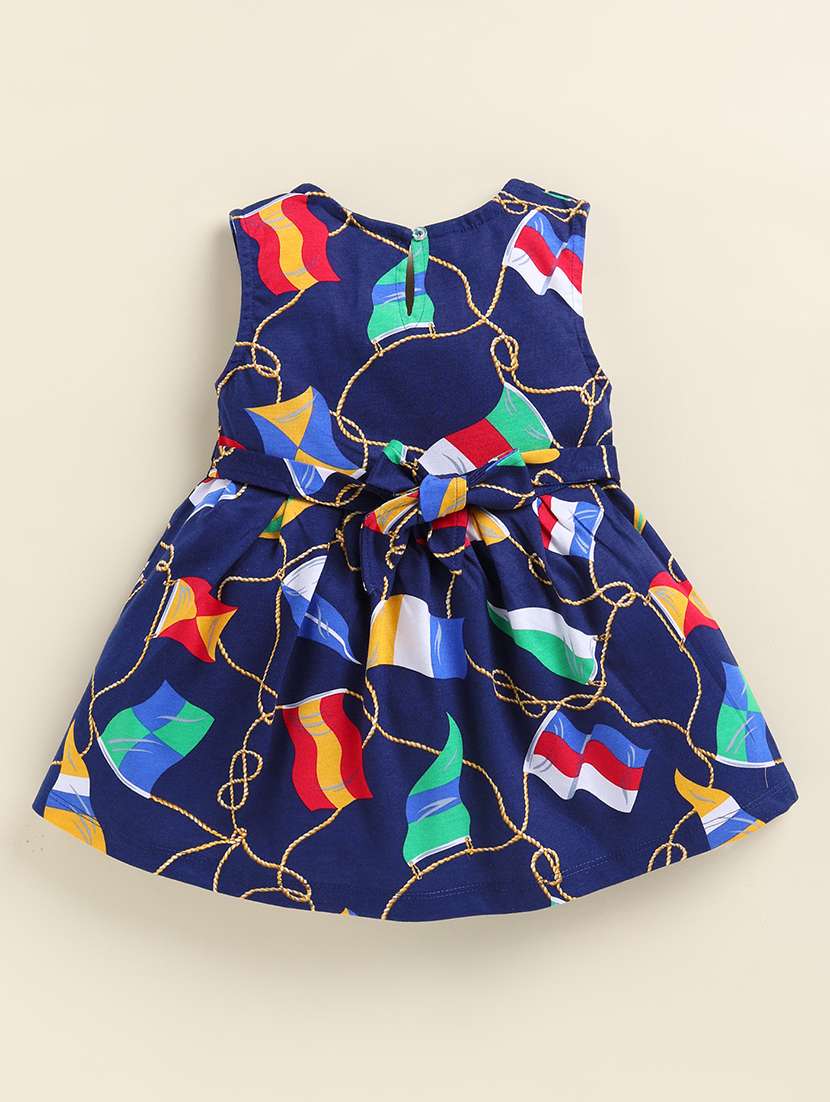 girls blue denim frock - 22443327 -  Standard Image - 1