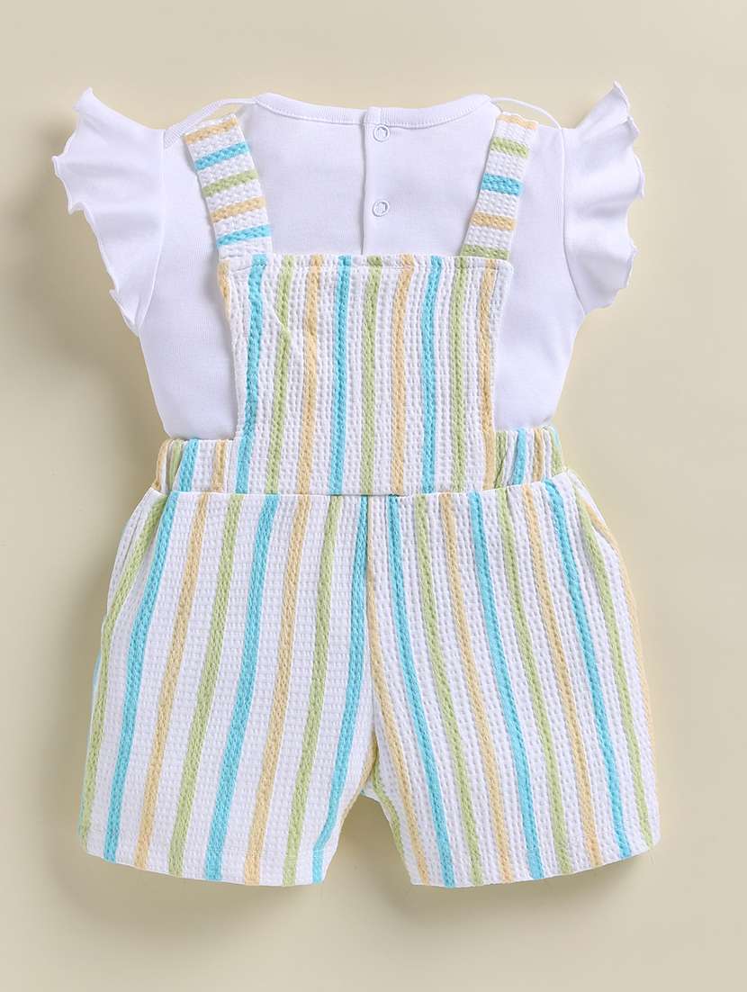 kids blue cotton blend  jumpsuit twin sets & jump suit - 22443337 -  Standard Image - 1