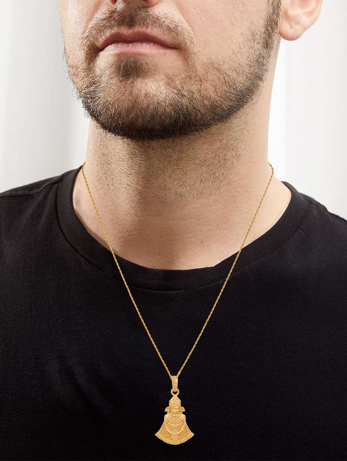 men black crystal pendant - 22443352 -  Standard Image - 1