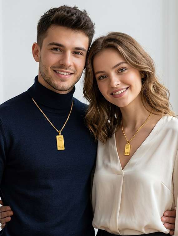 gold brass pendant - 22443363 -  Standard Image - 1