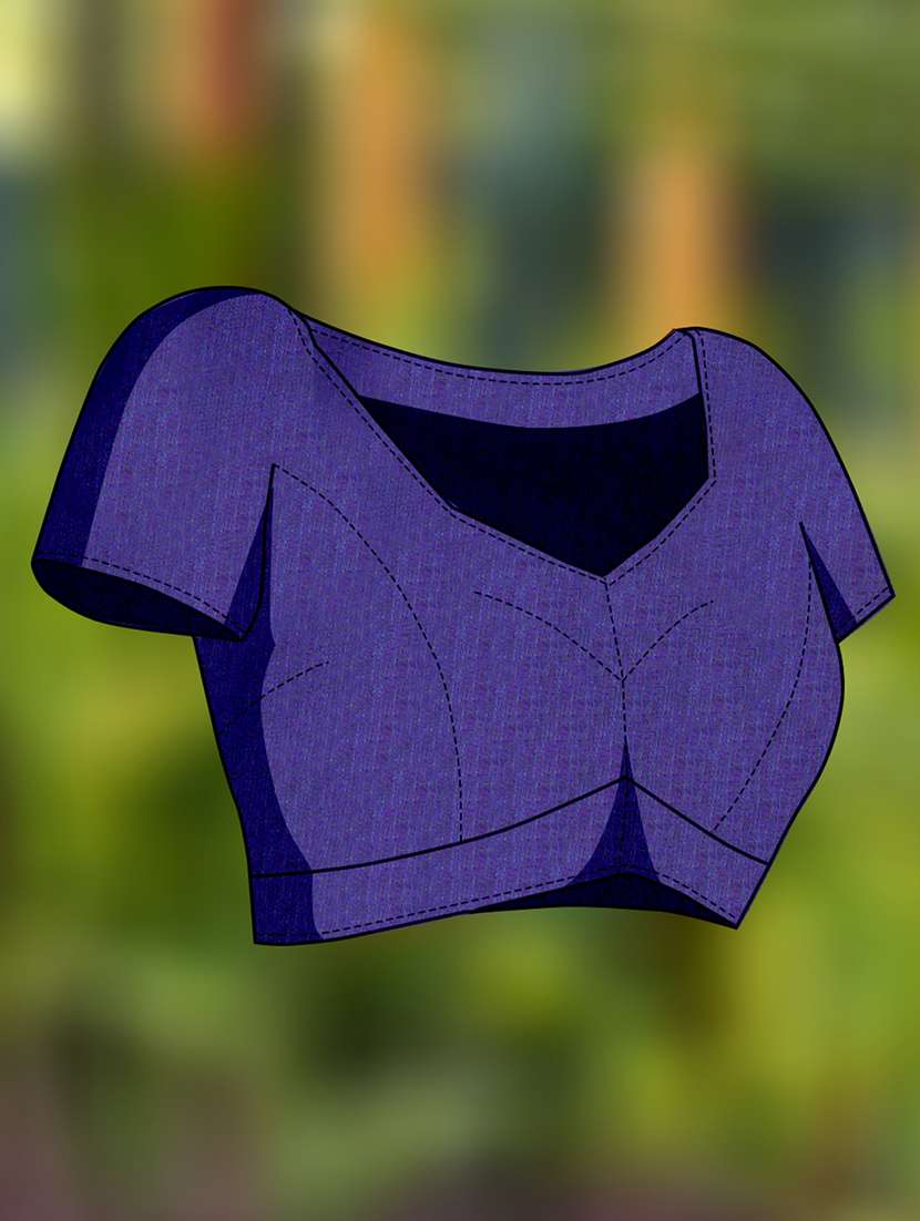 women printed casual wear saree with blouse - 22443377 -  Standard Image - 4