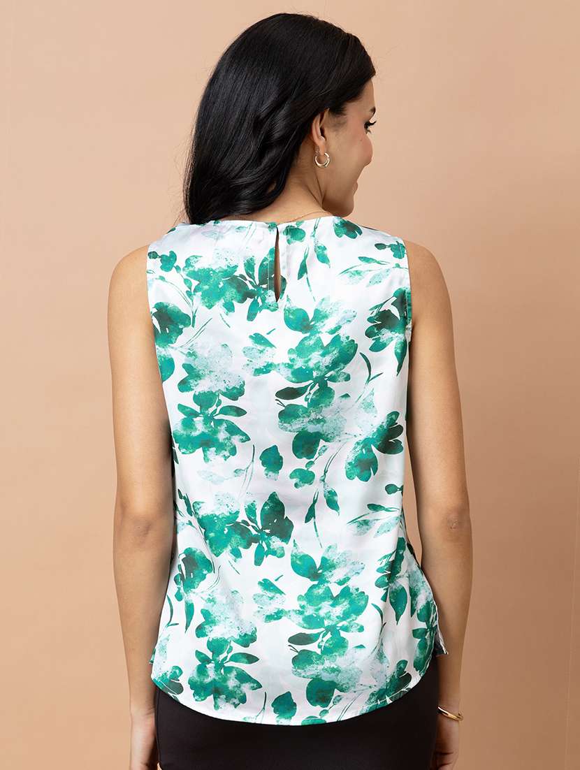 Women Printed Sleeveless Regular Top - 22443608 -  Standard Image - 4