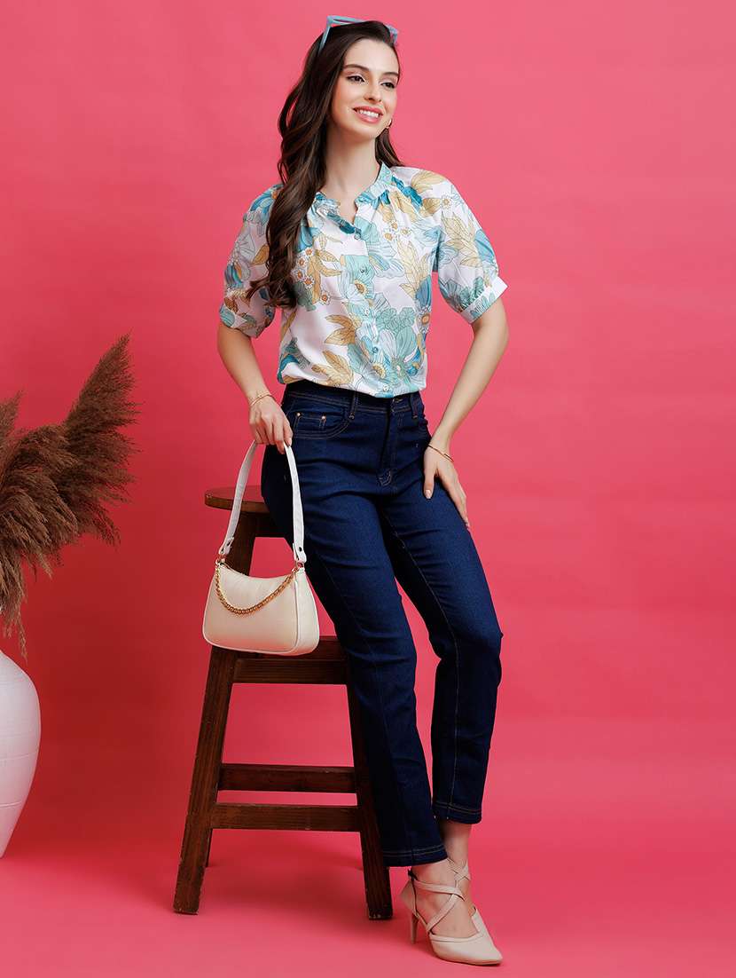 women printed sleeveless regular top - 22443614 -  Standard Image - 6