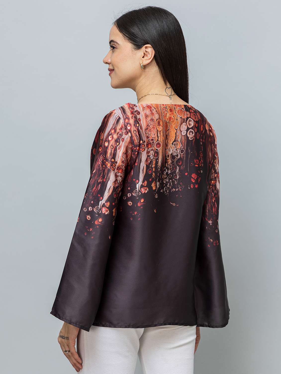 Women Printed Long Sleeve Regular Top - 22443620 -  Standard Image - 4