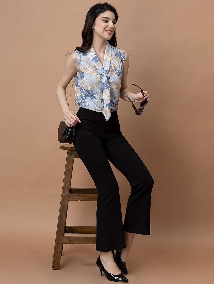 women printed sleeveless regular top - 22443626 -  Standard Image - 6