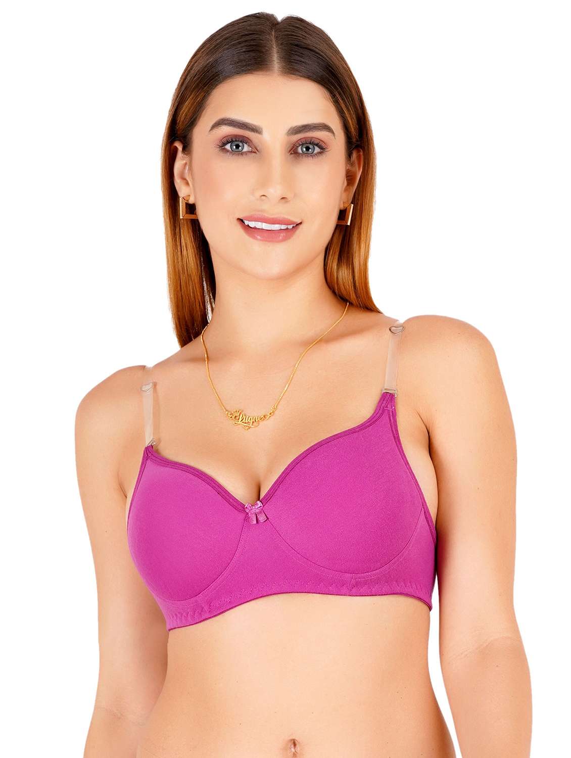 women pack of 2 non padded bra - 22443738 -  Standard Image - 1