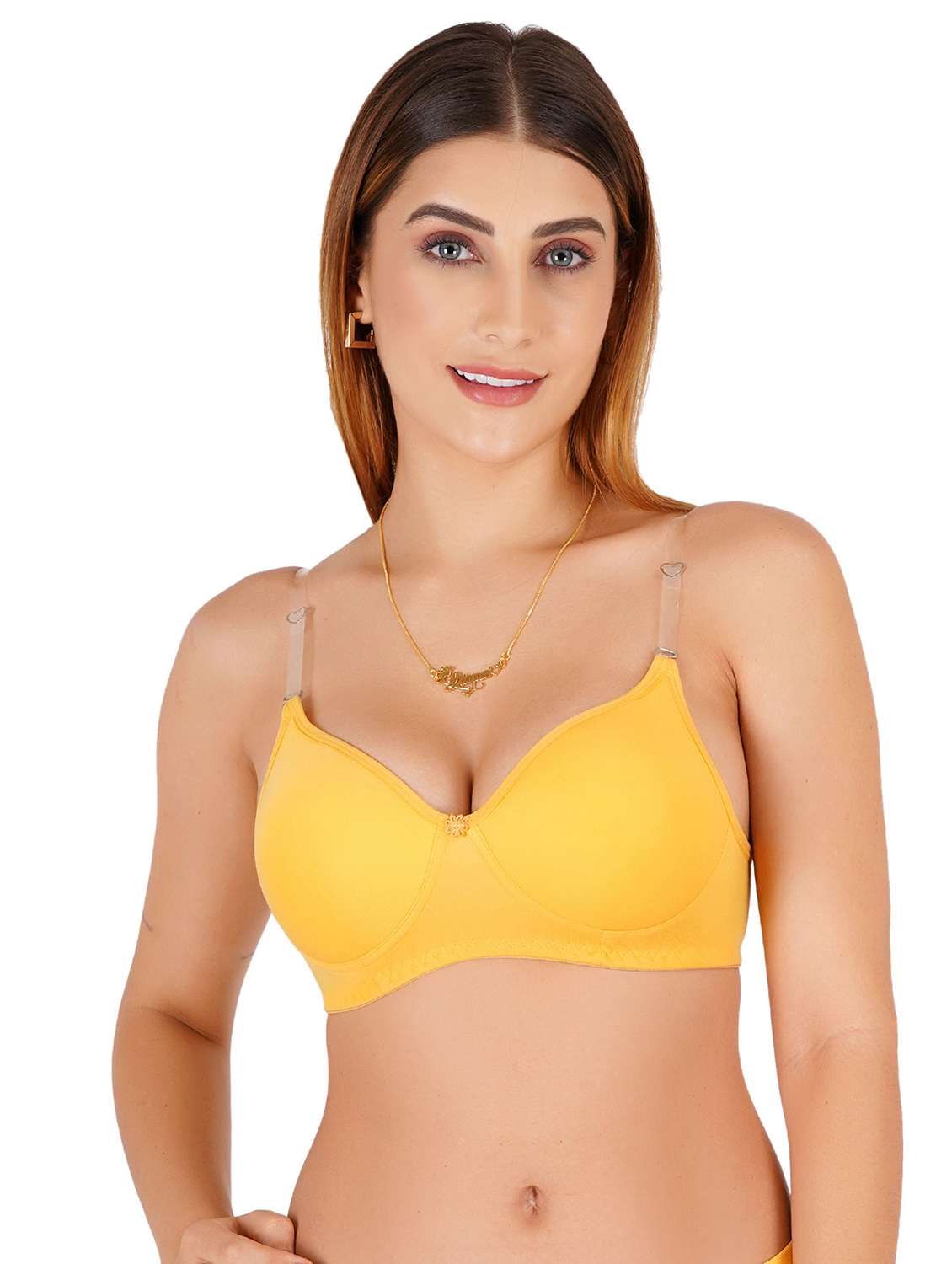 women pack of 2 non padded bra - 22443765 -  Standard Image - 1