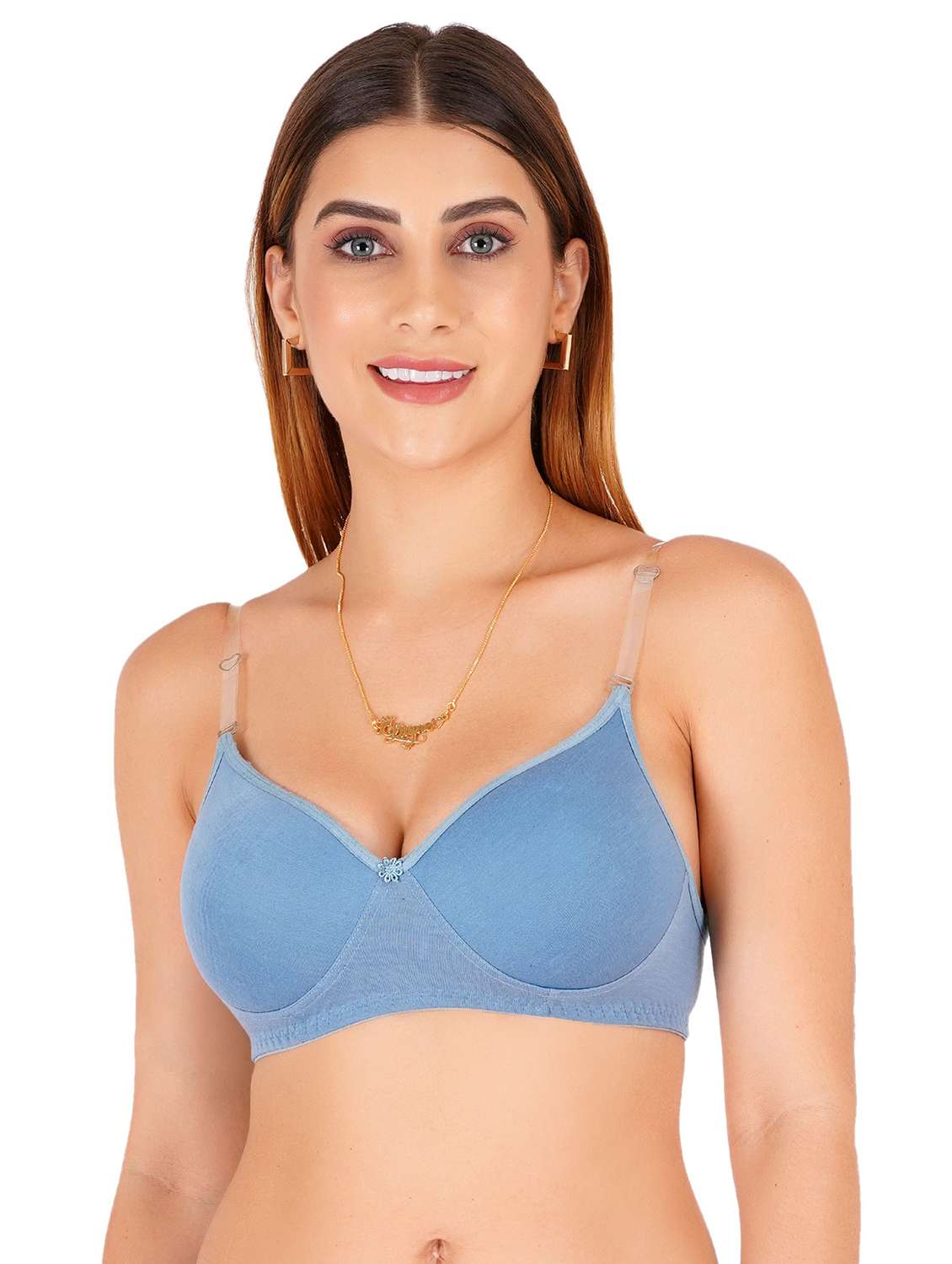 women pack of 2 non padded bra - 22443806 -  Standard Image - 1