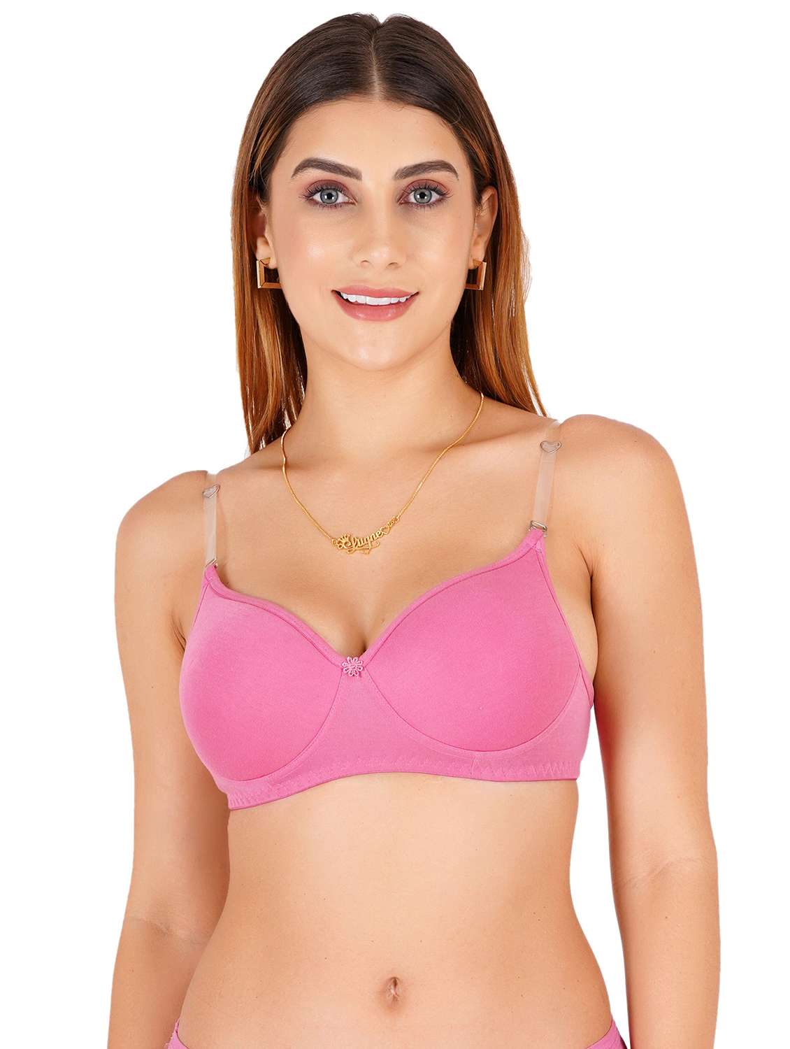 women pack of 4 non padded bra - 22444004 -  Standard Image - 1